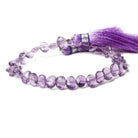 8x6 Amethyst Side Drilled Faceted Oval Beads 8 inch 32 pieces - Beadsofcambay.com