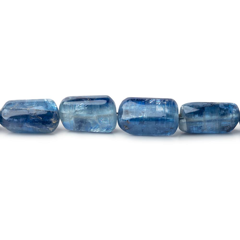 8x7-12x7mm Blue Kyanite Plain Nugget Beads 8 inch 15 pieces - Beadsofcambay.com