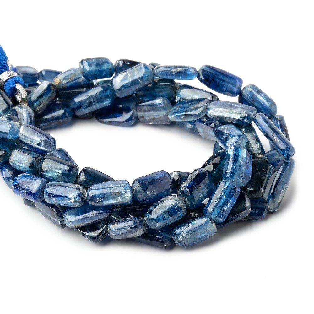 8x7-12x7mm Blue Kyanite Plain Nugget Beads 8 inch 15 pieces - Beadsofcambay.com