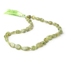 8x7-13x9mm Afghani Peridot Plain Nugget Beads 14 inch 33 pieces - Beadsofcambay.com