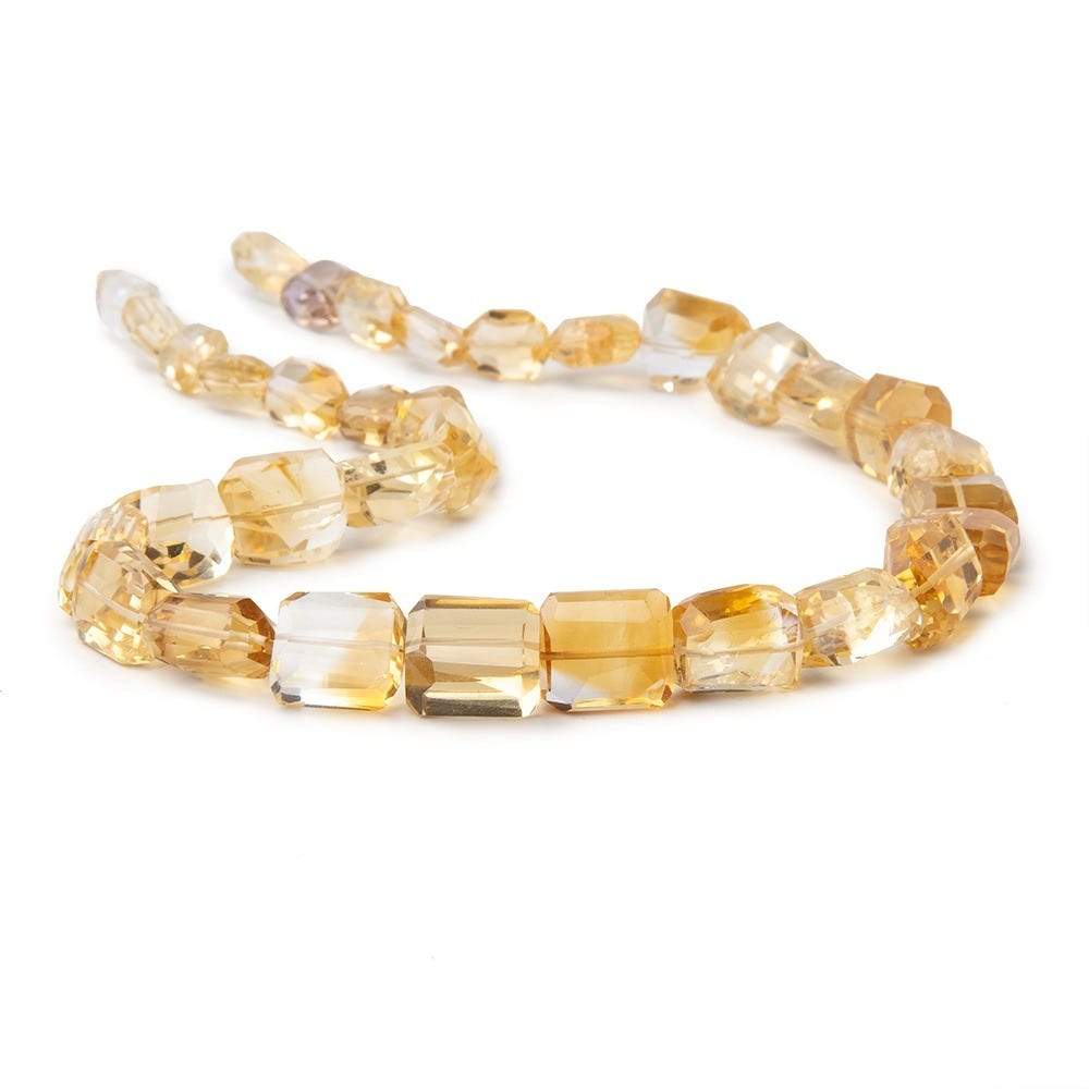 8x7-14x12mm Citrine Faceted Nugget Beads 16 inch 33 pieces - Beadsofcambay.com