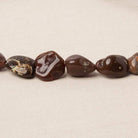 8x7-15x12mm Ethiopian Boulder Opal plain nugget beads 14 inch 30 pieces - Beadsofcambay.com