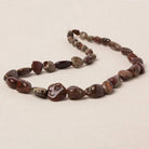 8x7-15x12mm Ethiopian Boulder Opal plain nugget beads 14 inch 30 pieces - Beadsofcambay.com