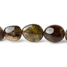 8x7-16x13mm Andalusite plain nugget beads 19 inch 35 pieces - Beadsofcambay.com