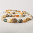 8x7-19x18mm Ethiopian Opal Straight Drill Plain Nuggets 18 inch 38 pieces - Beadsofcambay.com