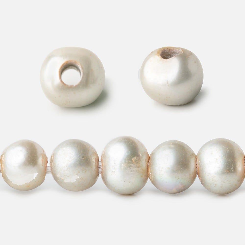 Natural Freshwater Pearl Beads High Quality Round