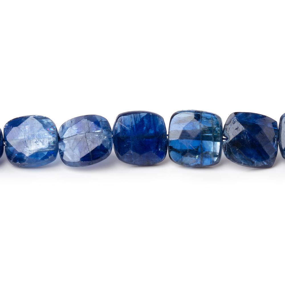 8x7.5mm Kyanite Faceted Pillow Beads 16 inch 53 pieces AA - Beadsofcambay.com