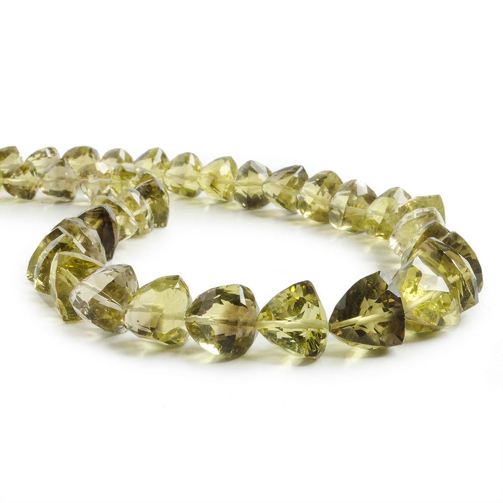 8x8-13x13mm Bi-colored Quartz Faceted Trillions 15 Inch 39 Beads - Beadsofcambay.com