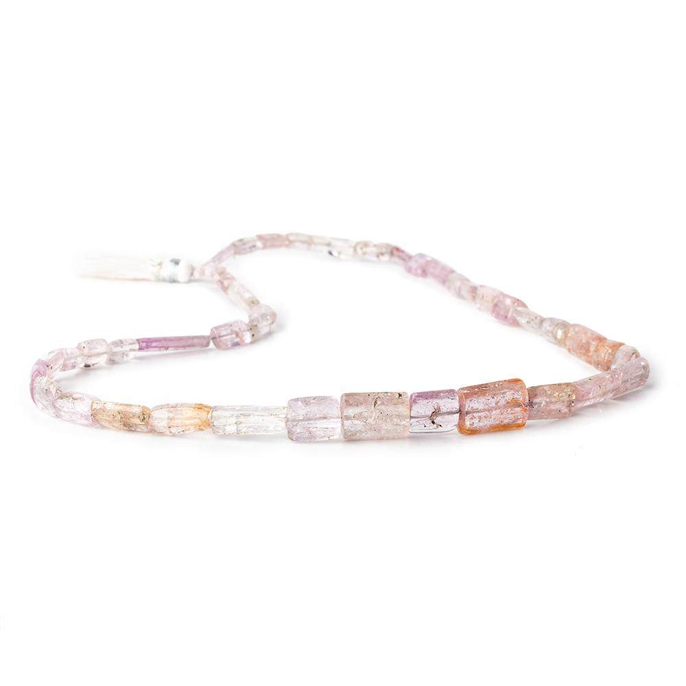 8x8-14x10mm Precious & Imperial Topaz plain tubes 18 inch 43 beads AA - Beadsofcambay.com