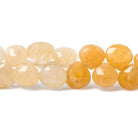8x8-8.5x8.5mm Aragonite faceted heart beads 8 inch 48 pieces - Beadsofcambay.com