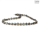8x8mm Labradorite calibrated faceted hearts 16 inch 43 beads AAA 1mm Hole - Beadsofcambay.com