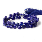 8x8mm Lapis Lazuli faceted heart beads 7 inch 50 pieces A - Beadsofcambay.com