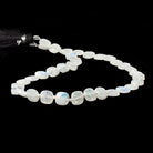 8x8mm Rainbow Moonstone Side Drill Faceted Pillow Beads 13inch 34 pieces - Beadsofcambay.com