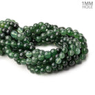 9-10.5mm Serpentine Plain Round Beads 16 inch 42 pieces 1mm large hole AA - Beadsofcambay.com