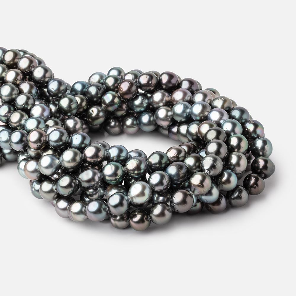 9-10mm Tahitian Saltwater Pearls 16 inch 41 Beads AA - Beadsofcambay.com