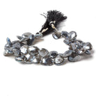 9-11mm Mystic Labradorite Faceted Heart Beads 8 inch 35 pieces - Beadsofcambay.com