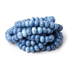 9-11mm Owyhee Blue Opal Plain Rondelle Beads 18 inch 64 pieces AA - Beadsofcambay.com