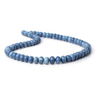 9-11mm Owyhee Blue Opal Plain Rondelle Beads 18 inch 64 pieces AA - Beadsofcambay.com