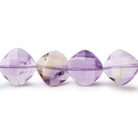 9.5-10.5mm Ametrine Faceted Pillow Beads 15.5 inch 36 pieces - Beadsofcambay.com