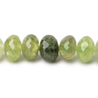 9.5-10mm Grossular Garnet Faceted Rondelle Beads 16 inch 62 pieces - Beadsofcambay.com