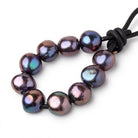 9.5-11mm Peacock Large Hole Baroque Pearls Set of 10 - Beadsofcambay.com