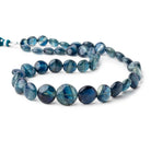 9.5-14mm Tanzanian Kyanite Plain Coins 16 in 37 pcs AA - Beadsofcambay.com