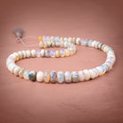 9.5-15mm Ethiopian Opal with Matrix Plain Rondelle Beads 20 inch 75 pieces AA - Beadsofcambay.com