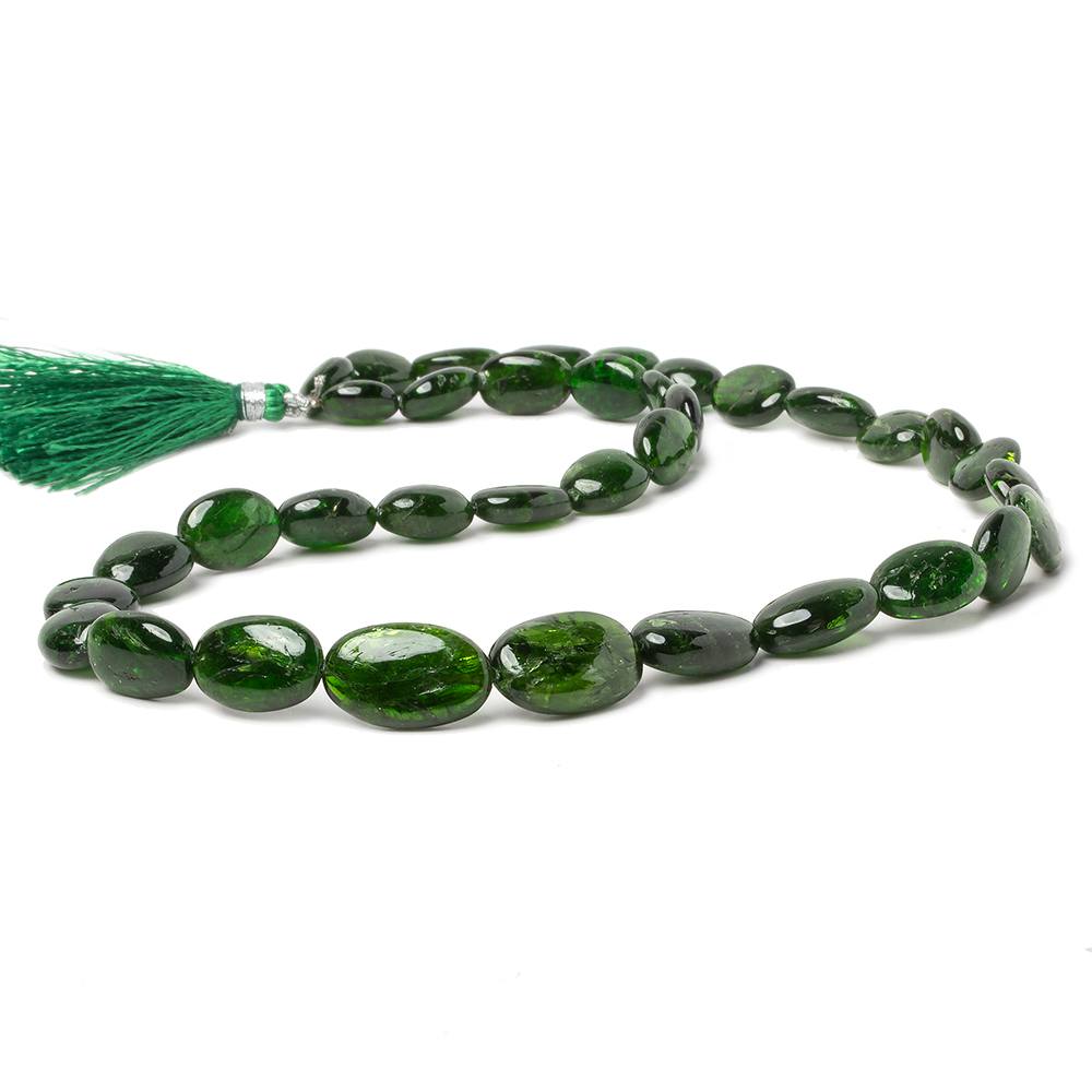 9.5-18mm Chrome Diopside Plain Nugget Beads 18 inch 36 pieces - Beadsofcambay.com