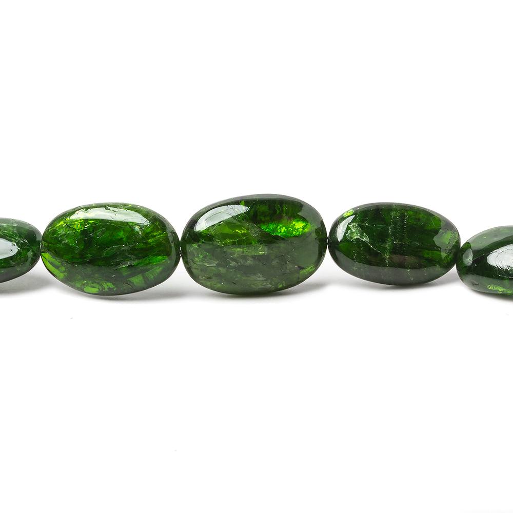 9.5-18mm Chrome Diopside Plain Nugget Beads 18 inch 36 pieces - Beadsofcambay.com