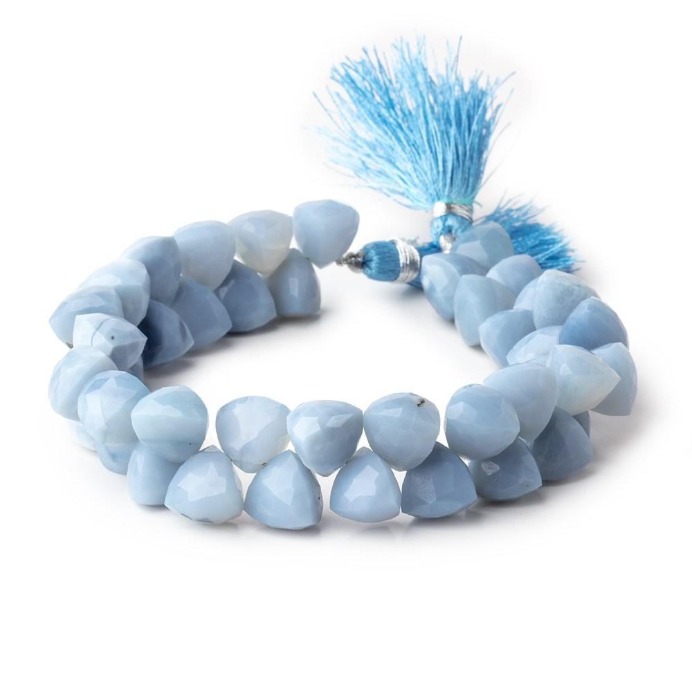 9.5mm Owyhee Denim Opal Faceted Trillion Beads 8.5 inch 43 pieces - Beadsofcambay.com