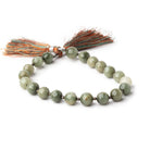 9mm Cat's Eye Quartz Faceted Round Beads 8 inch 20 pieces - Beadsofcambay.com