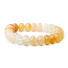 9mm Fire Opal Faceted Rondelle Beads 8 inch 22 pieces AA - Beadsofcambay.com