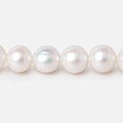 9mm Off White Off Round Freshwater Pearls 15.5 inch 47 Beads - Beadsofcambay.com