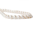 9mm Off White Off Round Pearls 15 inch 47 pieces - Beadsofcambay.com