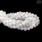 9mm Rainbow Moonstone Plain Round Beads 15 inch 42 pieces 1mm Hole - Beadsofcambay.com