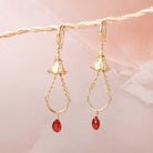 9x11mm 22kt Plated Copper Fluted Leaf Cone Set of 4 Beads - Beadsofcambay.com