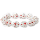 9x13mm Sterling Silver Plated Copper Bead Cap Filigree Design 8 inch 24 pcs - Beadsofcambay.com