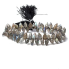 9x5-11x5mm Labradorite Faceted Marquise Beads 8 inch 65 pieces - Beadsofcambay.com