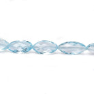 9x5-11x6mm Sky Blue Topaz faceted marquise beads 16 inch 40 pieces AA - Beadsofcambay.com