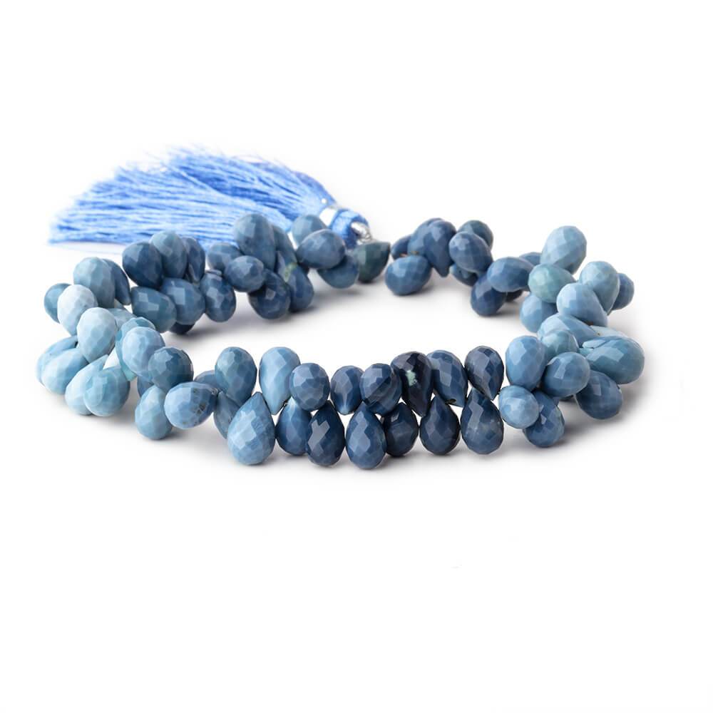 9x5mm Owyhee Natural Blue Opal Tear Drop Beads 8 inch 91 pieces - Beadsofcambay.com