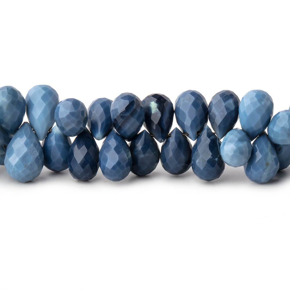 9x5mm Owyhee Natural Blue Opal Tear Drop Beads 8 inch 91 pieces - Beadsofcambay.com