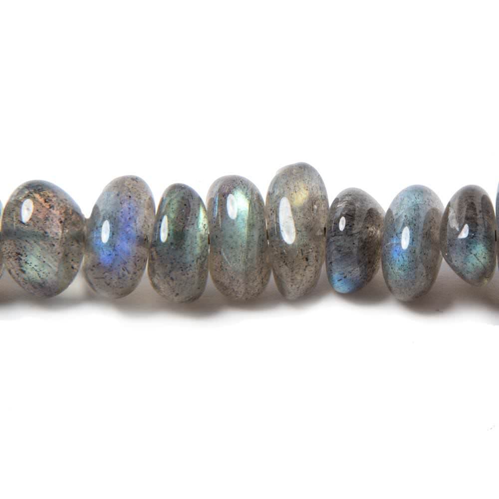 9x6-16x6mm Labradorite Side Drilled Plain Nugget Beads 16 inch 71 pieces - Beadsofcambay.com