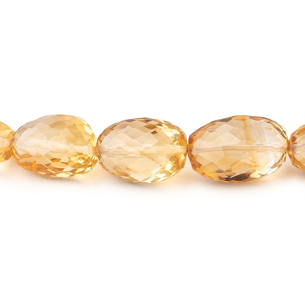 9x6-17x10mm Citrine Faceted Nugget Beads 15 inch 30 pieces - Beadsofcambay.com