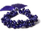 9x6mm Lapis Lazuli Beads Tear Drop Briolette 8 inch 83 pieces - Beadsofcambay.com