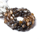 9x7-11x8mm Sunstone & Moonstone plain nugget beads 9 inch 20 beads - Beadsofcambay.com