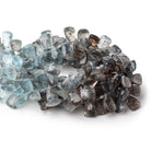 9x7-12x7mm Copper Moss Aquamarine Top Drilled Faceted Points 8 inch 58 Beads AAA - Beadsofcambay.com