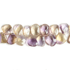 9x7-12x8mm Ametrine Freeform Briolette 8 inch 46 beads - Beadsofcambay.com