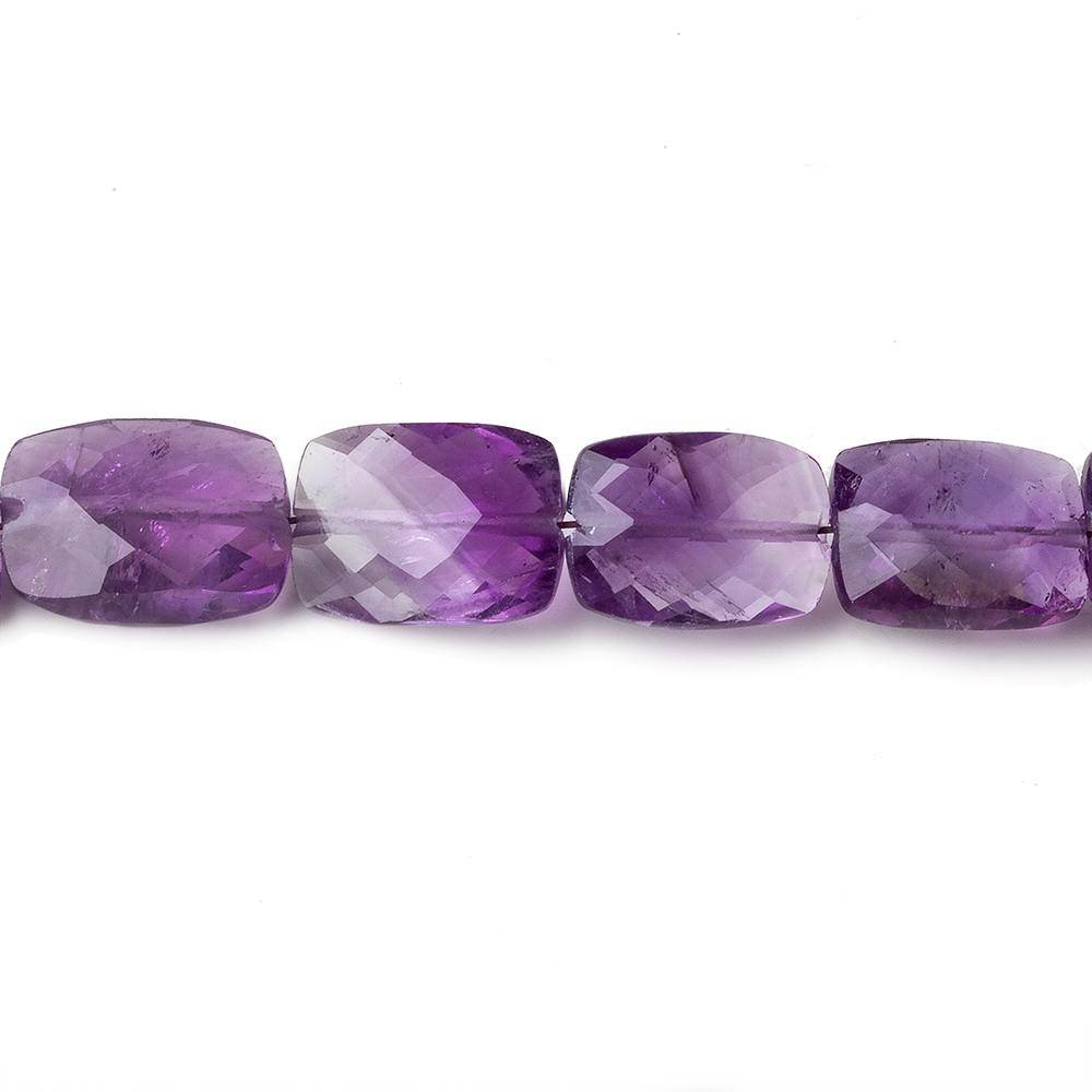 9x7-12x9mm Amethyst faceted Rectangle Beads 15.5 inches 36 beads - Beadsofcambay.com