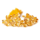 9x7-13x8mm Citrine Faceted Pear Beads 8 inch 68 pieces - Beadsofcambay.com