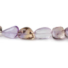 9x7-15x10mm Ametrine plain nugget beads 16 inch 37 pieces - Beadsofcambay.com